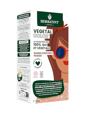 Herbatint Organic Warm Chestnut Power Vegetal Colour 100g