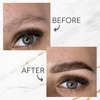 Delia Cosmetics - DARK BROWN Eyebrow & Eyelashes Tint, Innovative Formula, Easy 15 Applications, Full Treatment Kit