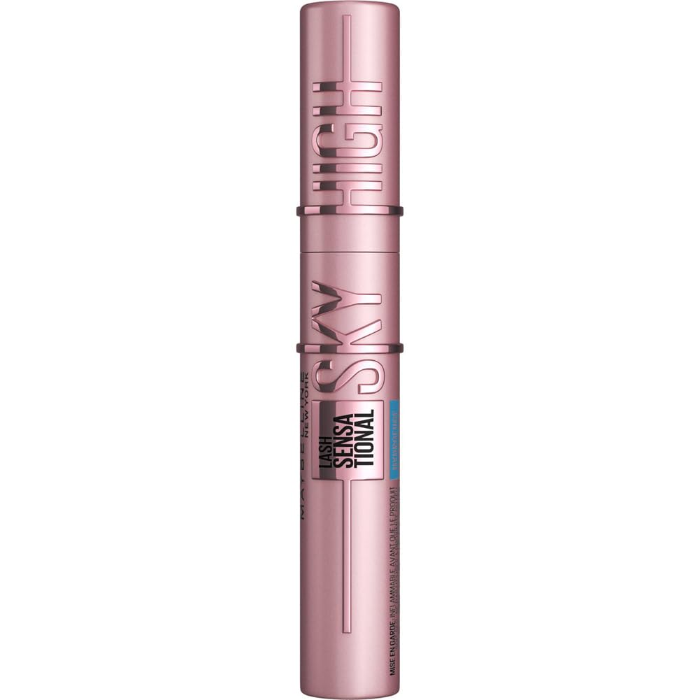 Maybelline New York Lash Sensational Sky High Mascara, Volumising & Lengthening Mascara, Washable Flake-Free Formula Infused with Bamboo Extract & Fibres, 7 ml, Shade: Brown