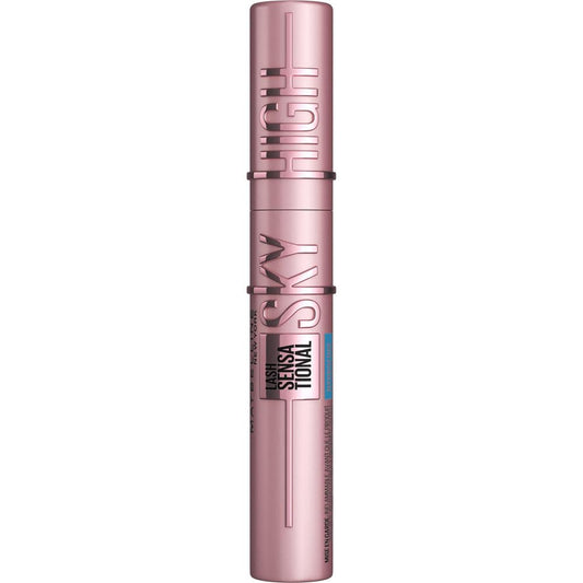 Maybelline New York Lash Sensational Sky High Mascara, Volumising & Lengthening Mascara, Washable Flake-Free Formula Infused with Bamboo Extract & Fibres, 7 ml, Shade: Brown