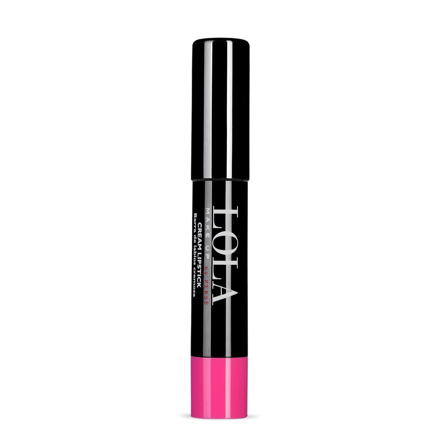 Lola Make Up by Perse Cream Lipstick Ultra Hydrating Lightweight and Soft Chubby Lip Balm Stick, Long-Lasting and Moisturising, Vegan and Cruelty-Free Makeup for Women, Pitaya 04