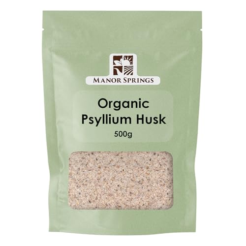 MANOR SPRINGS Organic Psyllium Husk 500g by Manor Springs Organic