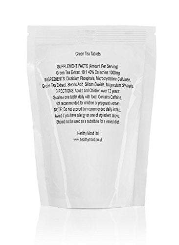 Green Tea 1000mg Camellia Sinensis Extract Antioxidant Health Food Supplement Vitamins 60 Tablets