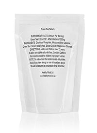 Green Tea 1000mg Camellia Sinensis Extract Antioxidant Health Food Supplement Vitamins 60 Tablets