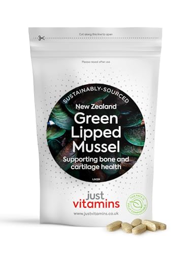 Just Vitamins Green Lipped Mussel Extract 500mg 90 Capsules