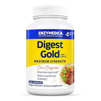 Enzymedica - Digest Gold with ATPro, Daily Digestive Support Supplement with Enzymes and ATP, 180 Capsules
