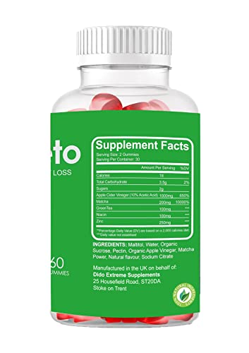 Dido Extreme Supplements ViaKeto - 60 Gummies Original Advanced - Vitamins and Minerals - 1 Month Supply