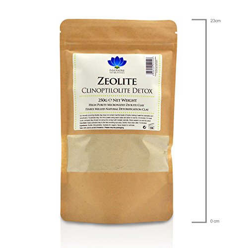 Innovative Naturopathics Zeolite Clay/High Purity Detox Powder / 250g Packet