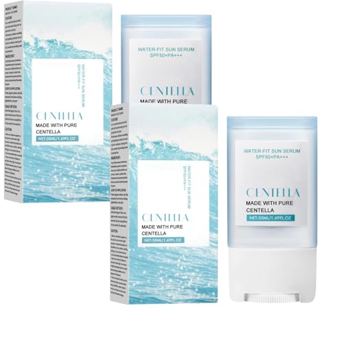 Tongyend Centella Water-Fit Sun Serum, SPF50+ PA+++, 50ml (Pack Of 2, Sun Protection Factor (SPF), 50)