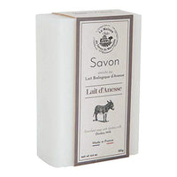 LA MAISON DU SAVON Maison du Savon de Marseille - French Soap Made with Fresh Organic Donkey Milk - Moisturising with Shea Butter for Soft Skin - 125g Bar - Set of 3