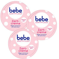 3 x 150 ml Bebe Soft Care Cream Care and Protection for Delicate Skin Pleasant Fragrance (Pack of 3)
