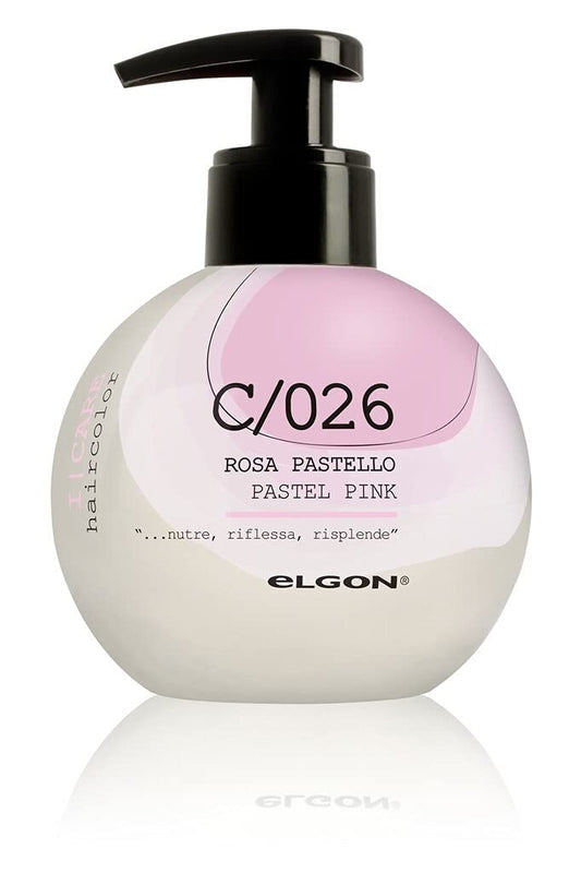 Elgon Green I-Care Pastel Pink C026 Colour Cream 200ml