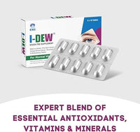 I-Dew Vision Pro Supplement 120 tablets - Lutein Natural Eye Supplement - Zeaxanthin, Astaxanthin, Bilberry Extract, Vitamins A, B12 & Zinc for Normal Vision - 4 Pack(1 Tablet per Day, 4 Month Supply)