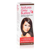 Natures Grey Busters PPD FREE Hair Dye - Dark Brown Hair Dye | No Ammonia | No Peroxides | The Natural, Safe Way To Colour Away Your Grey! (Semi Permanent Colour) 70ml