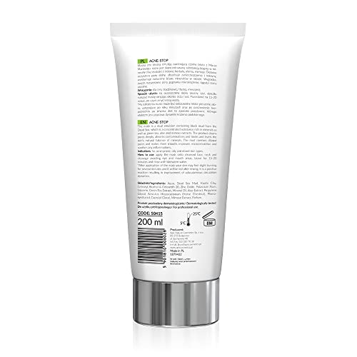 Apis Professional Acne Stop Cleansing Mask with Green Tea and Dead Sea Black Mud 200ml