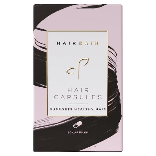 Hair Gain Biotin Supplement for Hair Growth | Promotes Fuller, Thicker Hair Growth with Enhanced Vitamins Complex | Hair, Skin & Nails Support for Women | Vegan Capsules - 1 Month Supply