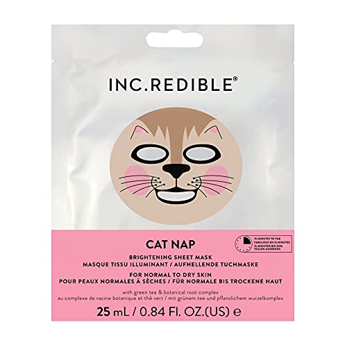INC.redible Cat Nap Sheet Mask, 0.025 kg