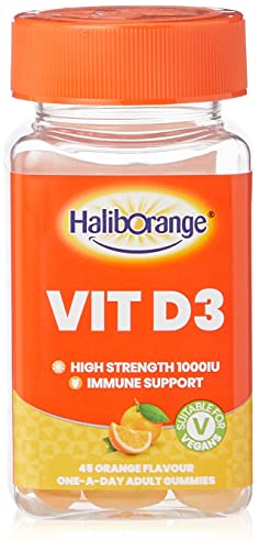 HALIBORANGE Adult VIT D3 Gummies 45