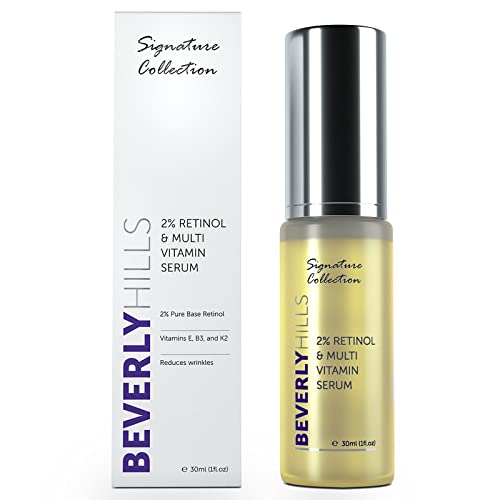 Anti Ageing Retinol Serum (2%) with Vitamin E, Vitamin B3 and Vitamin K for Younger Skin
