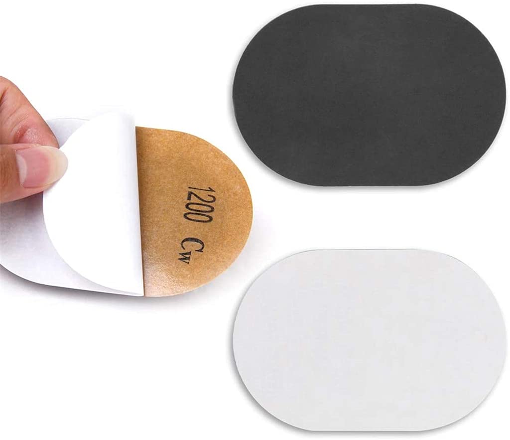 Tiuimk Set 80pcs Hair Removal Exfoliating Pads Smooth Legs Skin Arm Face Hair Remover Away