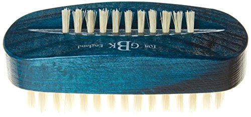 Kent Brushes Natural White Bristle Nail Brush Navy