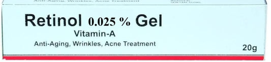 Actitud Retinol Gel 0.025% Vitamin A Repairs Fine Lines & Wrinkles, Scar Treatment, Anti- Aging Formula 20g