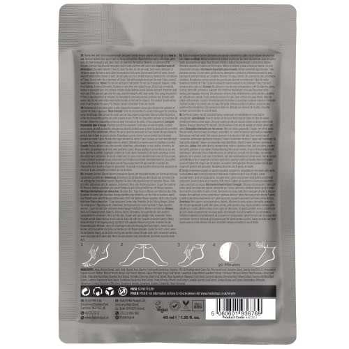 MASKOLOGY FOOT PEEL Professional Foot Treatment 40g | Exfoliating Foot Mask | 100% Plant Based | Hydrating | Foot Peel Mask with Botanical & Fruit Extracts |