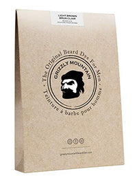 Grizzly Mountain Beard Dye Organic & Natural Light Brown Beard Dye