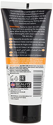 Beauty Formulas With Activated Charcoal Clay Mask 100 millitres
