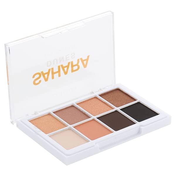 Collection Cosmetics Intensely Pigmented Colour Eye Shadow Palette with 8 Stunning Shades, Matte and Metallic, Sahara Dunes