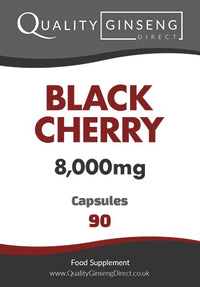 Quality Ginseng Direct Black Cherry | 8,000mg Capsules | Powerful Formula (90 Capsules)