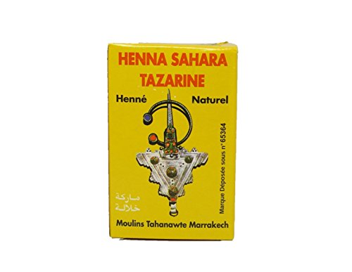 HENNE SAHARA TAZARINE Henna Henne Natural Hair Hand Mehndi Colour Pure Organic Moroccan Henna Powder