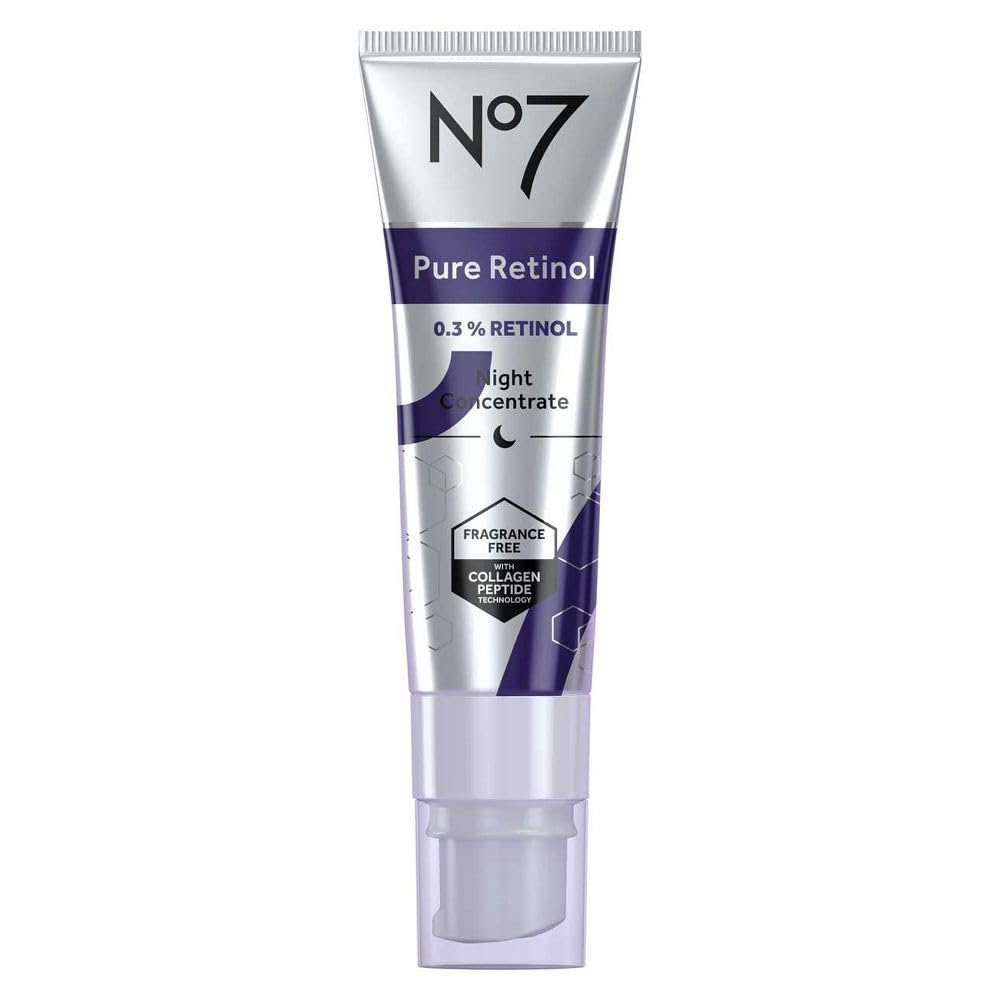 No7 Pure Retinol (0.3% Retinol) Night Concentrate 30ml (pack of 1) - Fragrance Free
