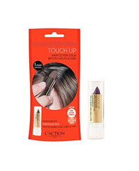 L'Action Paris Touch Up Hair Cover Stick, Covers Grey Hair and Discoloured Roots, Water Resistant Long-Lasting Formula for Natural Look, Cleanse to Remove, Auburn 4g