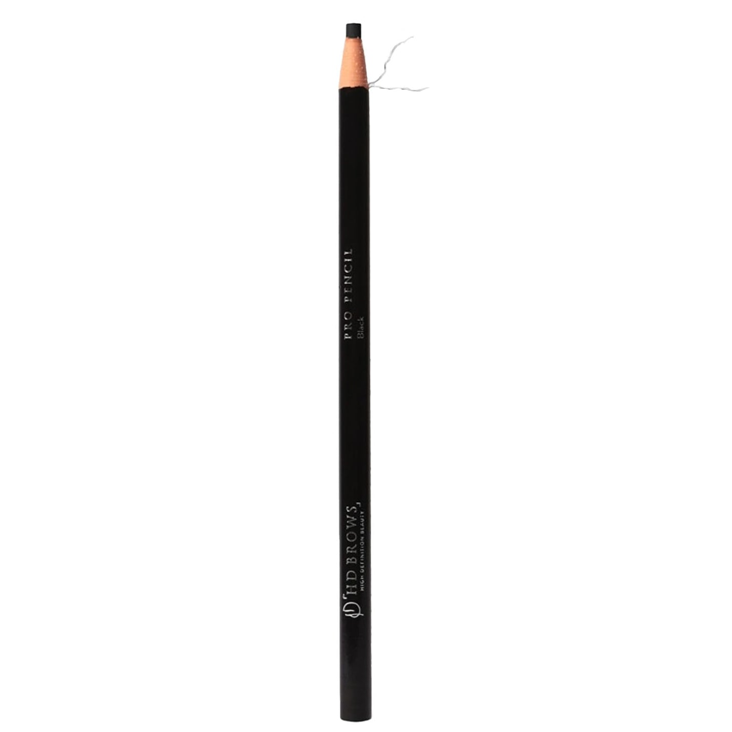 HD Brows HD BROWS Pro Pencil - Ultra-Fine Hair Stroke Pencil, Creates Realistic Strokes, Ultra-Fine Tip, Available in 4 Shades, Black - Ideal for Dark Hair or Extra Definition
