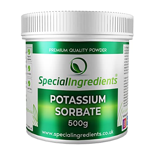 SPECIAL INGREDIENTS Special Ingredients Potassium Sorbate (Mould Inhibitor) 500g Premium Quality, Non-GMO, Gluten Free – Recyclable Container