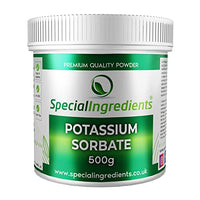 SPECIAL INGREDIENTS Special Ingredients Potassium Sorbate (Mould Inhibitor) 500g Premium Quality, Non-GMO, Gluten Free – Recyclable Container