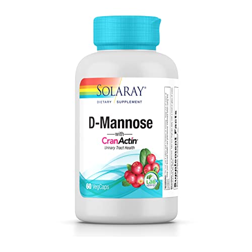 Solaray D-Mannose with CranActin - 60 Vegetarian Capsules