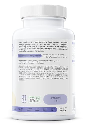 OSAVI Osavi MSM, 1000 mg - 60 vcaps