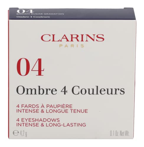 Clarins Ombre 4 Colour Eyeshadow Palette 04 Brown Sugar Gradation 4.2g