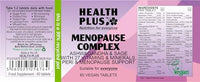 Health Plus Menopause Complex : Women's Health Supplement : 60 Tablets, in a Planet-Friendly 99% Recycled Pot