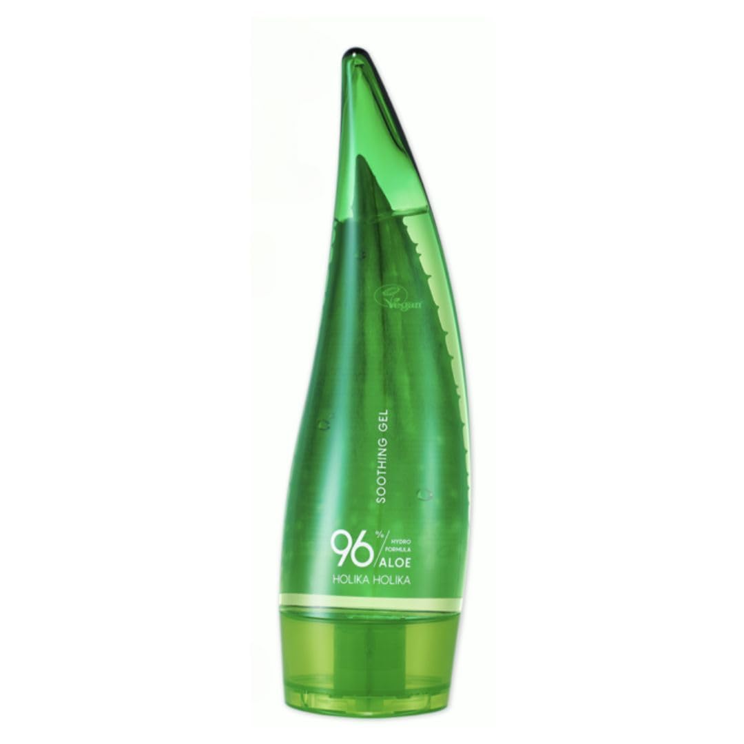 HOLIKAHOLIKA Aloe Hydroformuler, 96% Soothing Gel, Holika Holika, Aloe Cooling, Sunburn, Hair Removal, Calming Feel, Vegan CICA Ectoin Green Tea, 2.1 fl oz (55 ml)