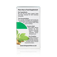 Living Nutrition Organic Fermented Ashwagandha (60 Capsules) | Support Sleep and Stress Reduction | 600mg Fermented Ashwagandha per Serving