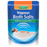 NUAGÉ Nuage Vapour Bath Salts with Menthol and Eucalyptus Essential Oils - 450g, Calming - Relaxing - Soothing