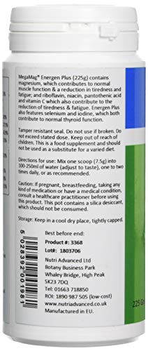 Nutri Advanced - MegaMag Energen Plus Magnesium Powder Raspberry -30 Servings