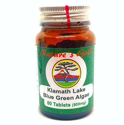 NATURE'S GOLD Nature's Gold Organic Klamath Lake Blue Green Algae Supplement 500mg 60 Tablets