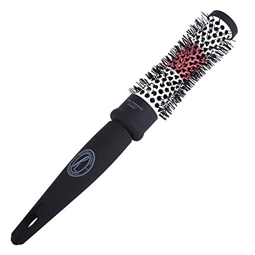 Fine Lines Ceramic Hairbrushes by Finelines - Eliminates Frizz and Flyaway Hairs - Protects Hair from Heat using our Thermochromic Technology (Small Round Brush)