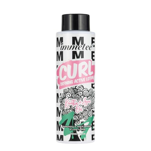 immetee Curl Cream For Curly Hairand Styling Cream,Nourishing Lightweight,Non-Greasy,Smoothes & Defines,Curl Activator For Curly Hair,Smooth And Shiny 250ml