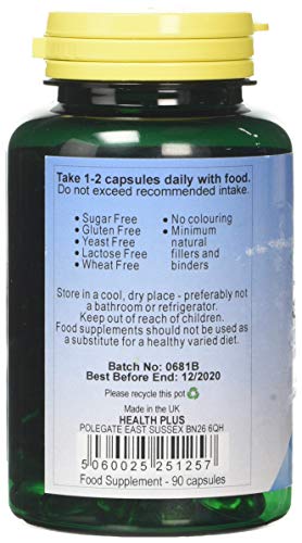 Health Plus Super Cod Liver Oil 1000mg Omega-3 & Joint Supplement - 90 Capsules