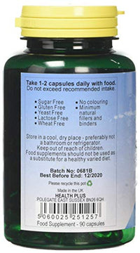Health Plus Super Cod Liver Oil 1000mg Omega-3 & Joint Supplement - 90 Capsules